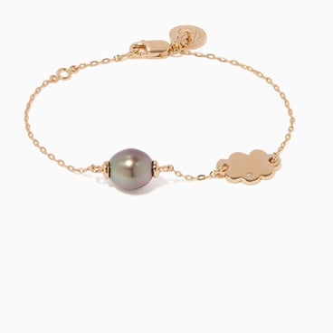 Gold Cloud Charm Baby Bracelet