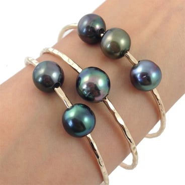 Tahitian Pearl Clair De Lune Bangle