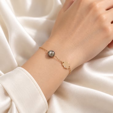 Gold Cloud Charm Baby Bracelet
