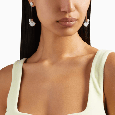 Muse Hanging Earrings with Tahitian Pearl