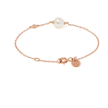 Baby's First Tahitian Pearl Bracelet - Cherished 18k Gold Elegance