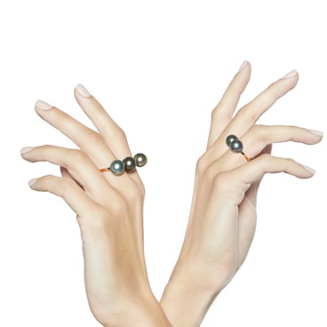 Tahitian pearls Ring - Libertine