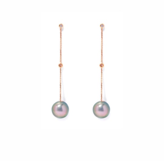 Hanging Earrings with Diamonds