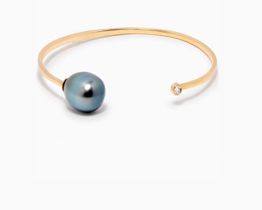 Hammered Bangle -18K Gold