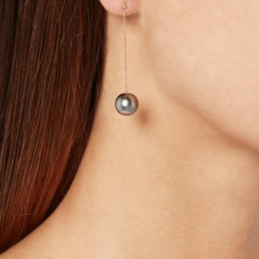 Hanging Earrings - Pearl & Gold