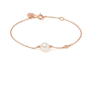 Baby's First Tahitian Pearl Bracelet - Cherished 18k Gold Elegance