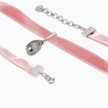 Vibrant Velvet Keshi Pearl Choker | Robert Wan Elegance