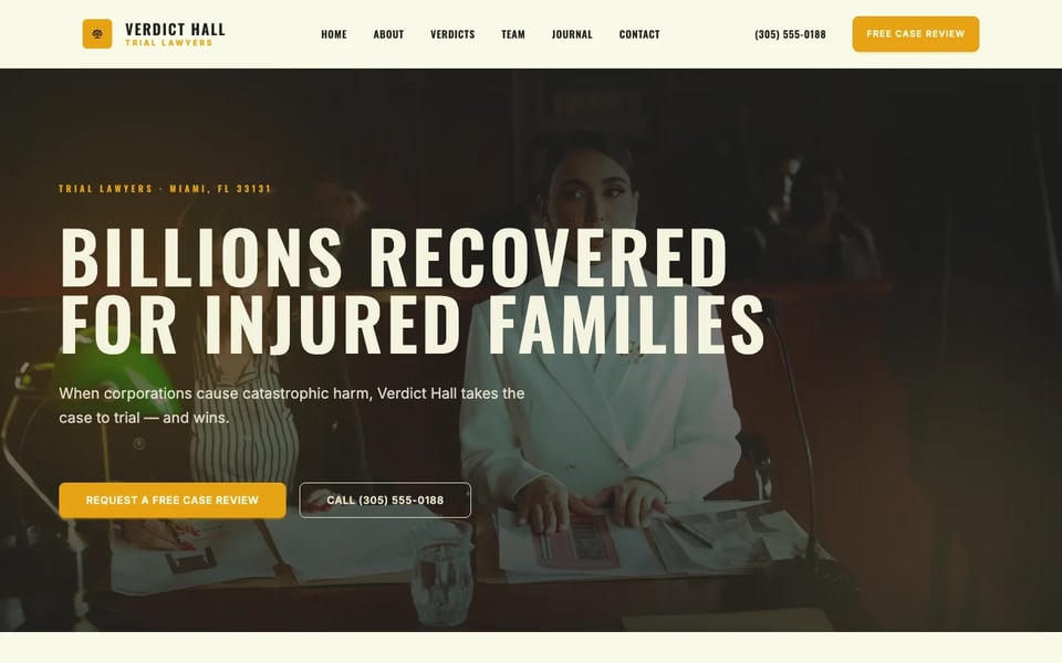 Trial lawyer & plaintiffs firm
