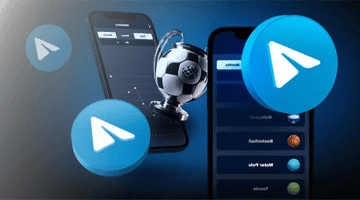 Image MegaPari présentant les Paris sur Telegram pour miser via l’application