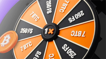 1xBit Welcome Bonus design offering up to 7 BTC and 250 free spins on sign-up