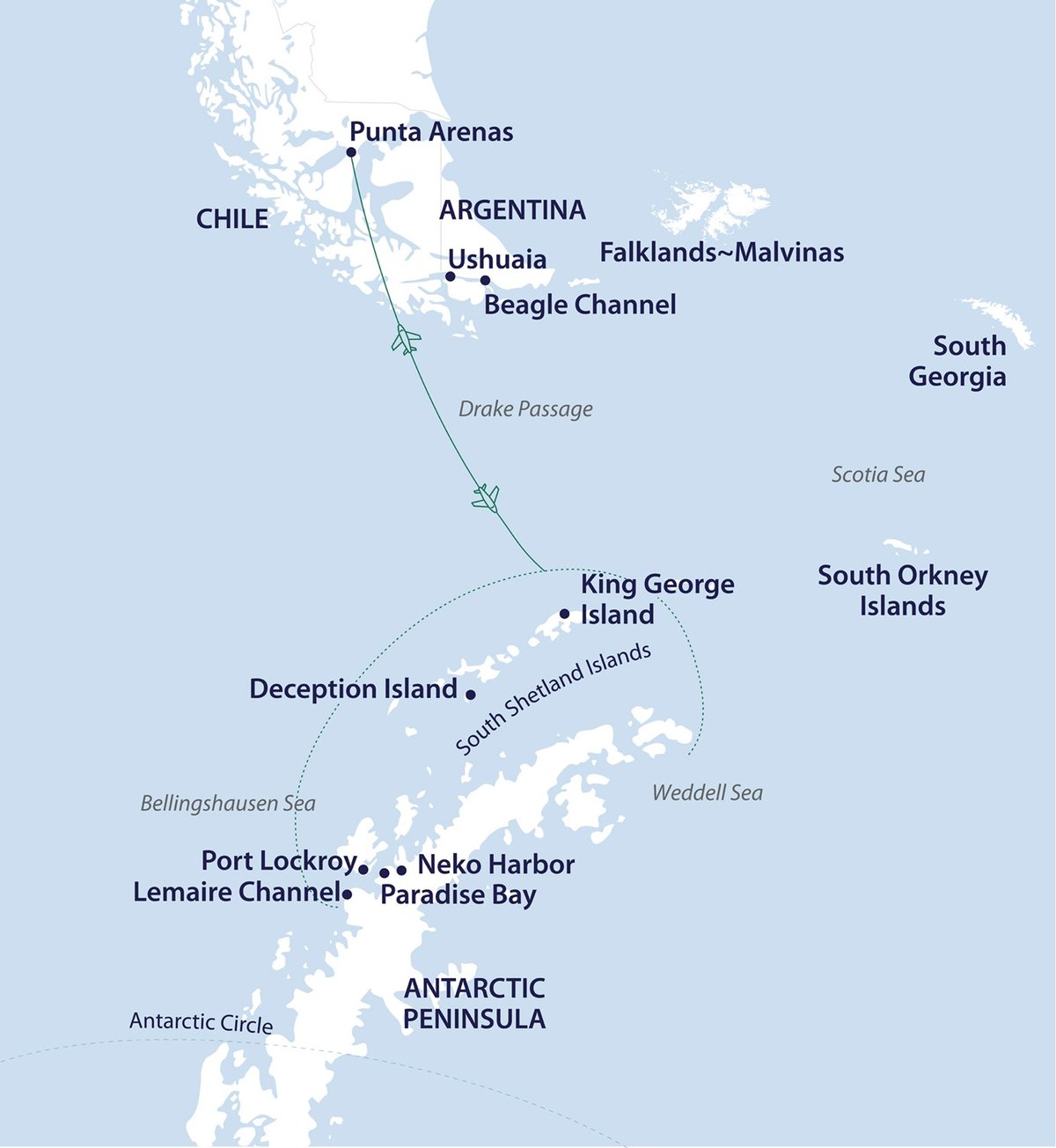 Antarctic Women's Expedition: Fly the Drake Route