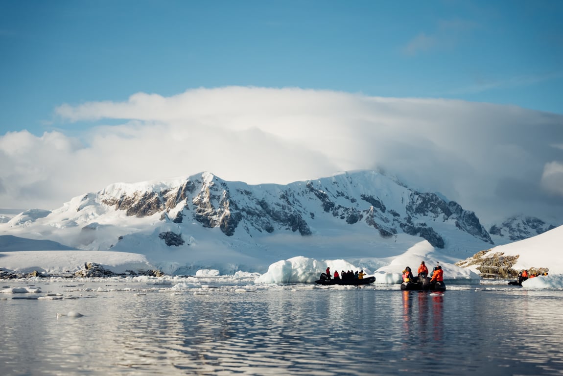 Beyond the Antarctic Circle