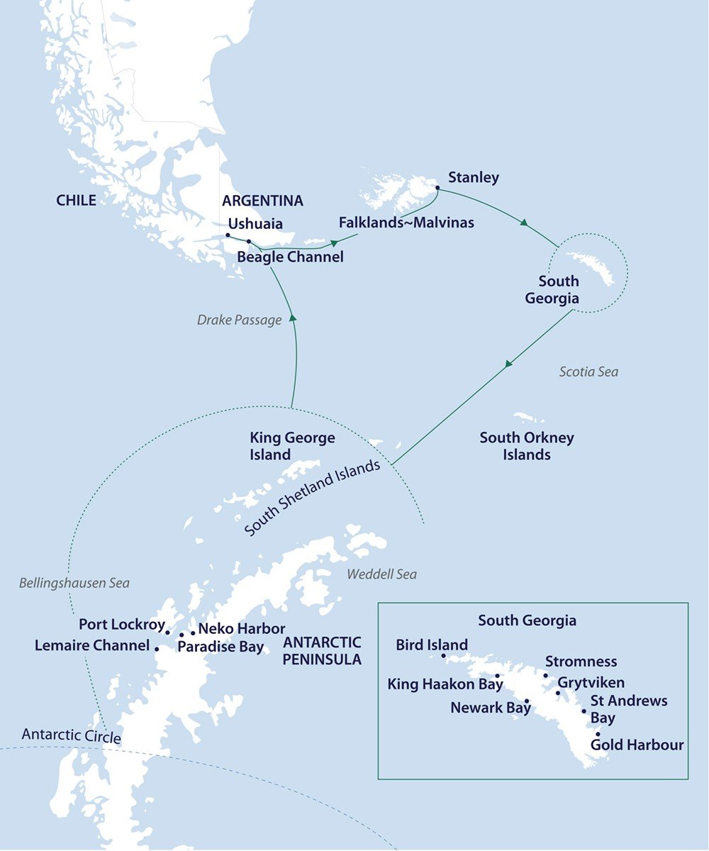 Mapa del Itinerario