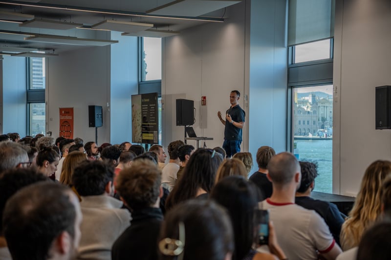 Hatching Flipper in Barcelona: A Penguin Walks Into a Room Full of AI Engineers