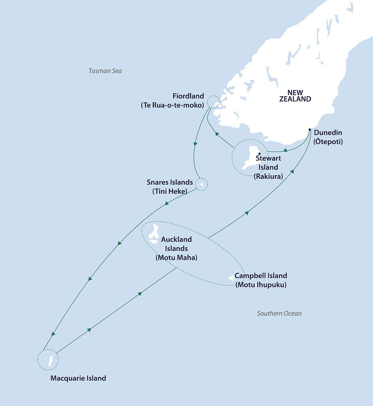 Subantarctic Discovery Route