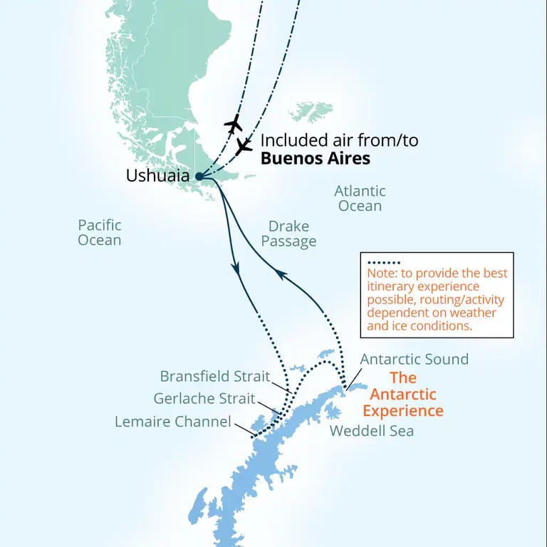 11-Day The Great White Continent Route