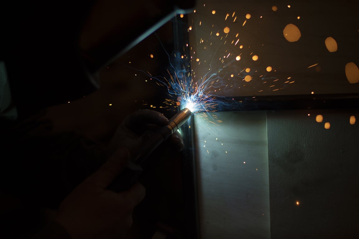 welding sparks