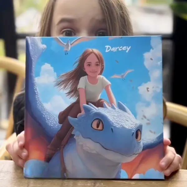 Child growing with personalized stories