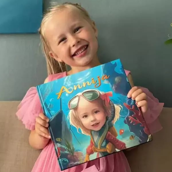 Unique personalized storybook illustration