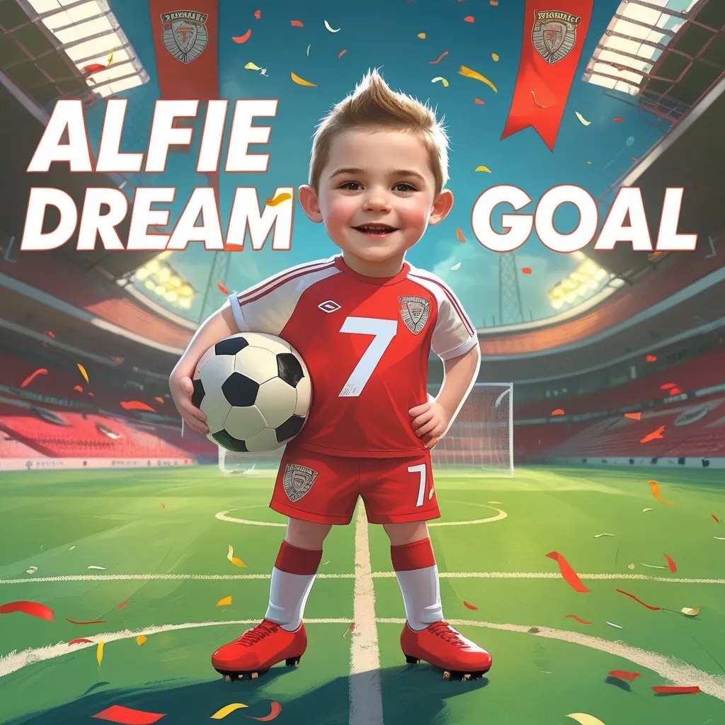 Child's Kick-Off Soccer Dreams