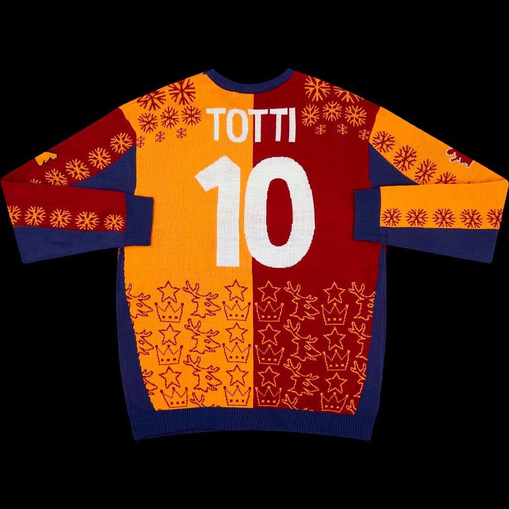 Totti #10 In A Manger Christmas Jumper
