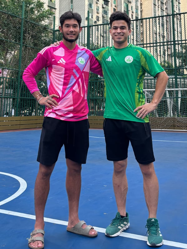 Matias and Macau Goalkeeper