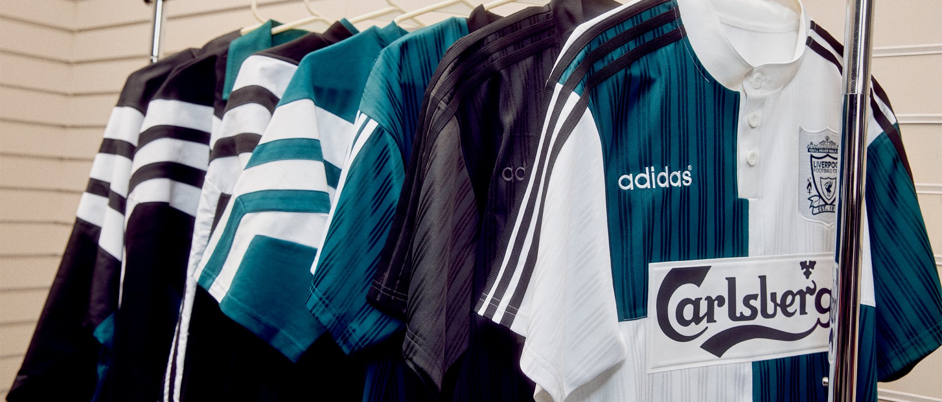  Shop Liverpool adidas 1995-96 Bringback Collection
