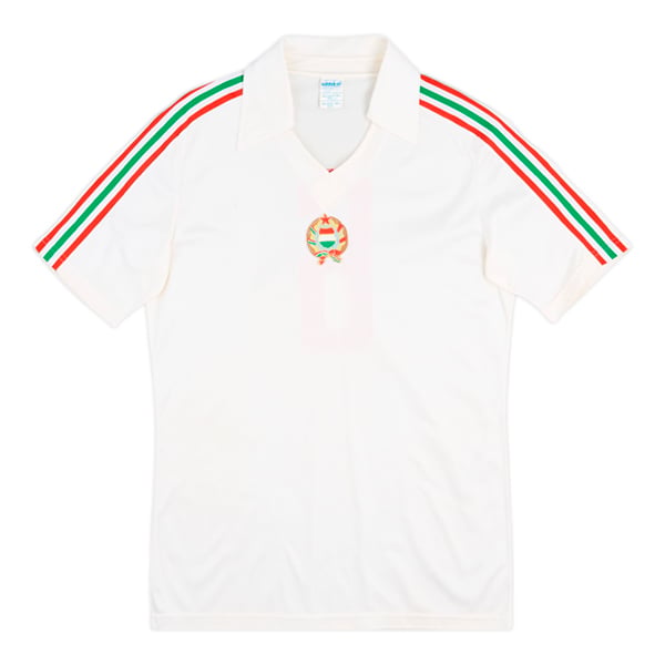1980 Hungary Match Worn Away Shirt #6 (Garaba)