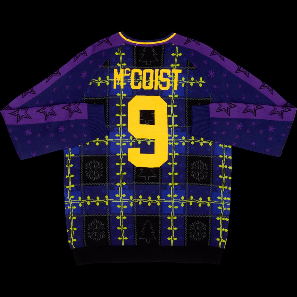McCoist #9 Tartan Christmas Jumper
