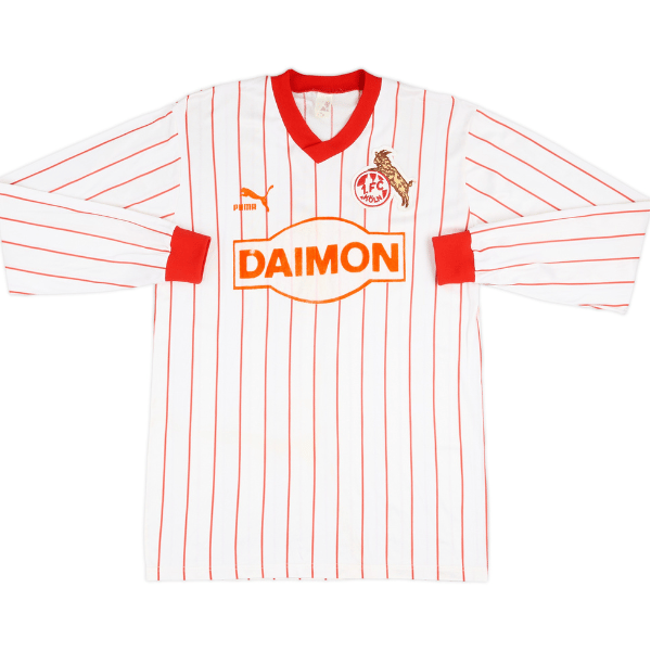 1985-86 FC Köln Match Worn UEFA Cup Home L/S Shirt #6 (Geilenkirchen)