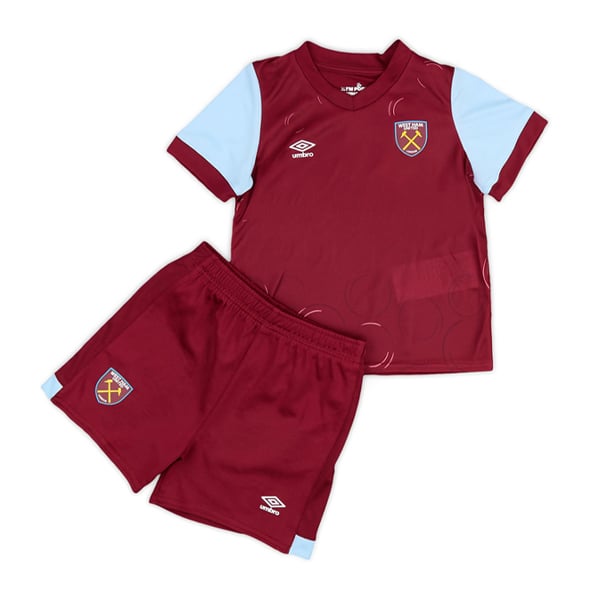 2023-24 West Ham Home Shirt & Shorts Kit (BABY)