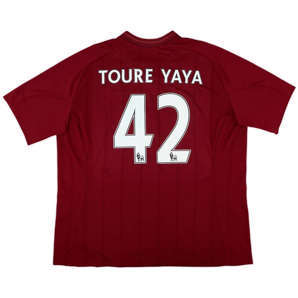 2012-13 Manchester City Away Shirt Toure Yaya #42 - 8/10 - (XXL)