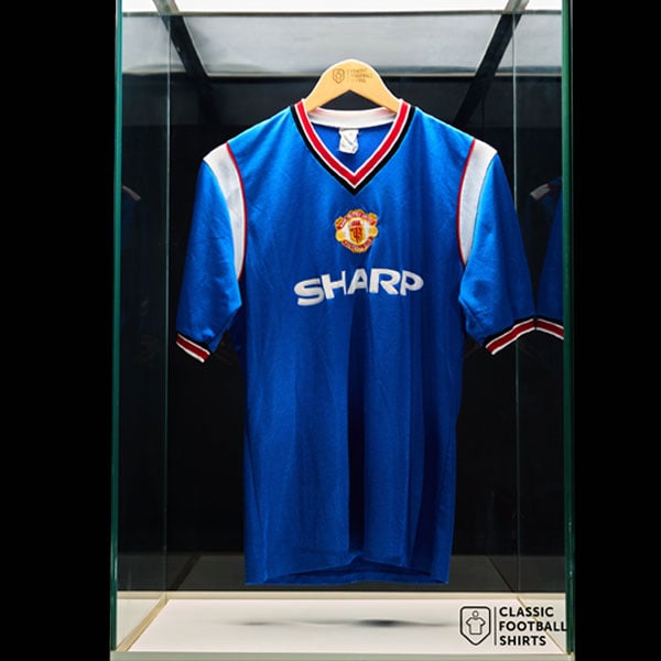 1984-86 Manchester United Match Issue Third Shirt #6