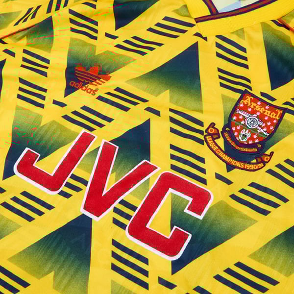 1991-92 Arsenal Match Issue Away L/S Shirt #13