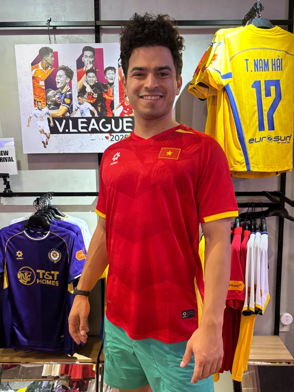 Matias in Vietnam Home Shirt
