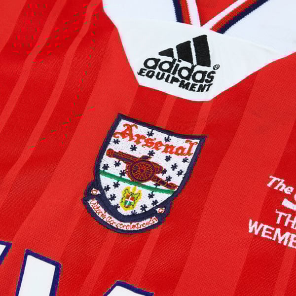 A1992-93 Arsenal Match Issue League Cup Final Home L/S Shirt Winterburn #3