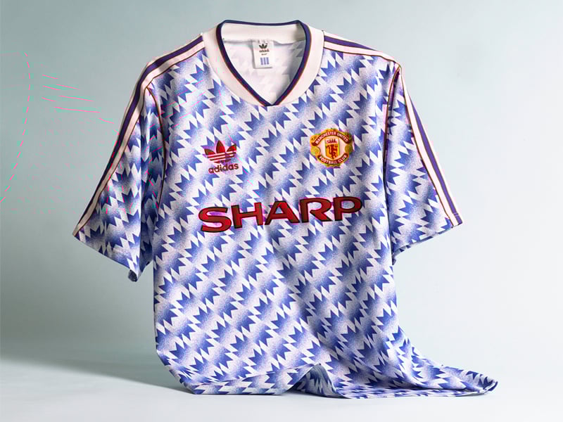 Original 1990-92 Manchester United Away Shirt