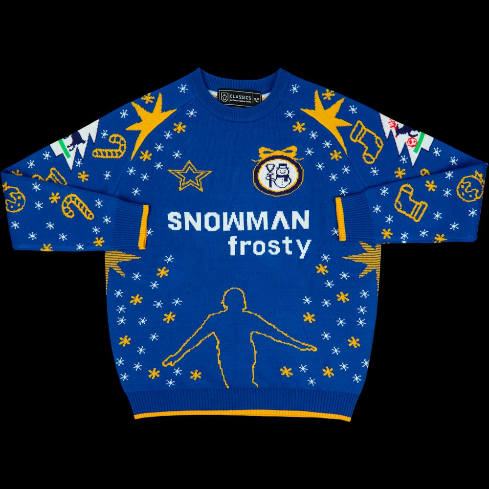 Drogba #15 Snowman Christmas Jumper - KIDS
