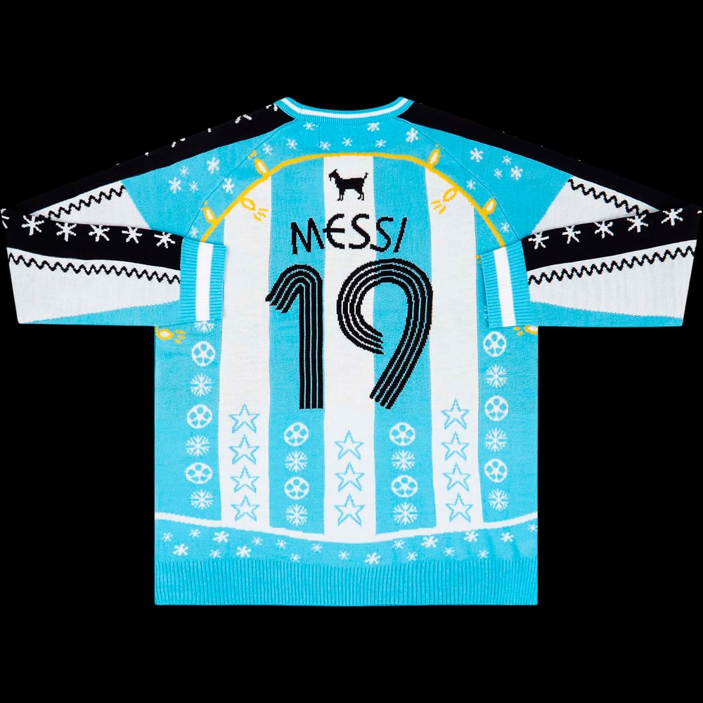 Argentina Messi #19 Christmas Jumper
