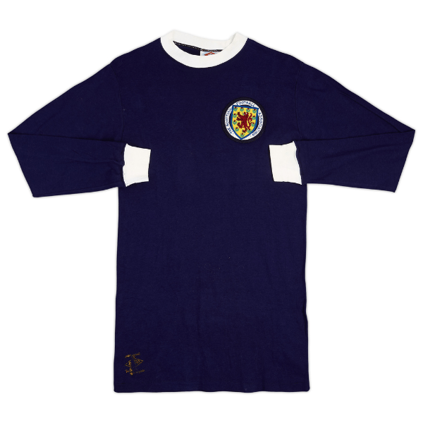 1965-71 Scotland Match Issue Home L/S Shirt #17