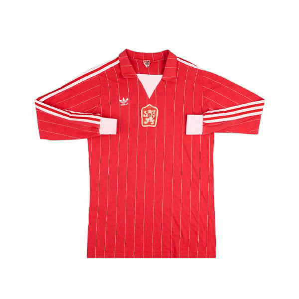 1984-85 Czechoslovakia Match Worn Home L/S Shirt #2 (Klucky)