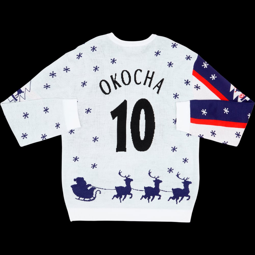 Okocha #10 Jay-Jay Christmas Jumper
