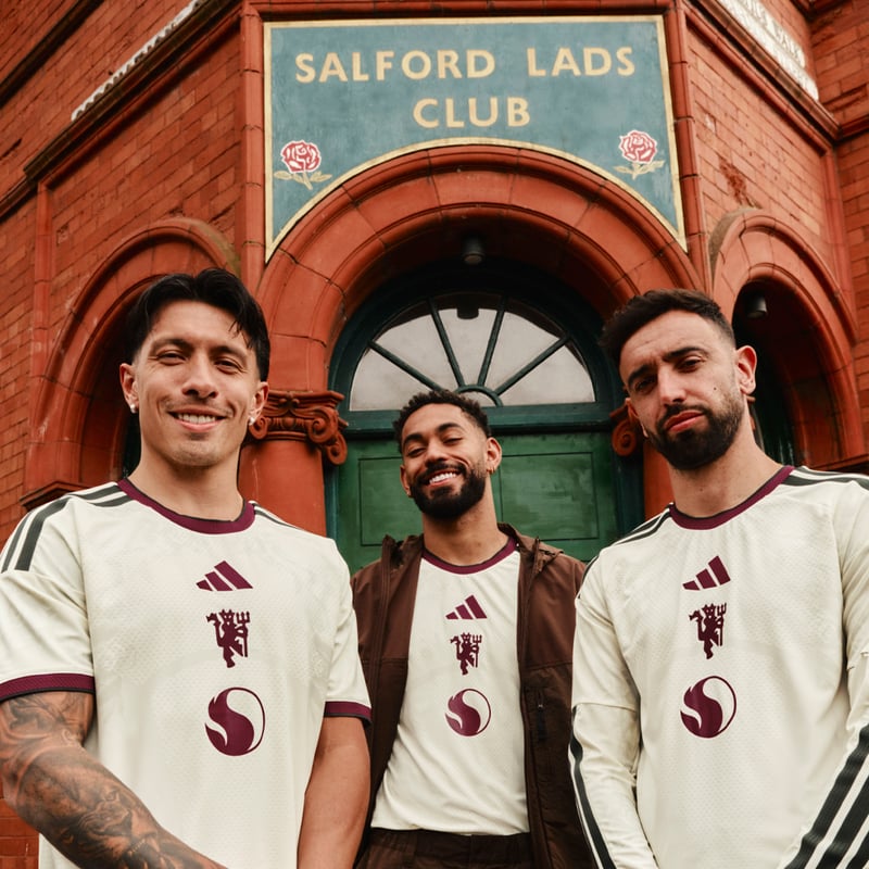 Salford Lads and Girls Club, inspiration behind the 2026-27 Manchester United Third jersey graphic