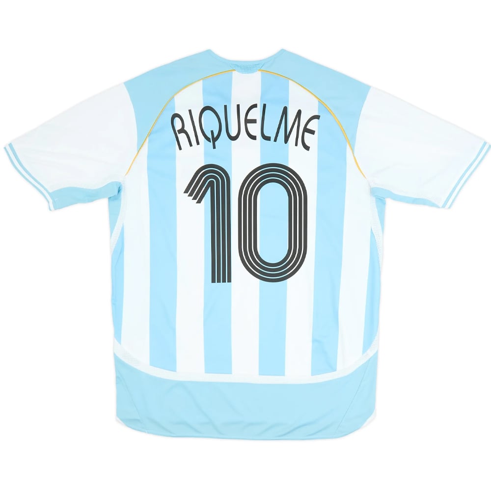 2006 Argentina adidas Reissue Home Shirt Riquelme #10