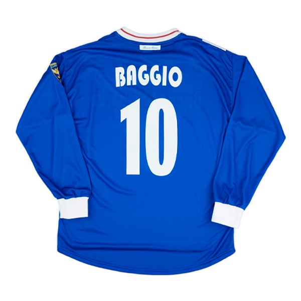2001-02 Brescia Garman Reissue Home L/S Shirt Baggio #10