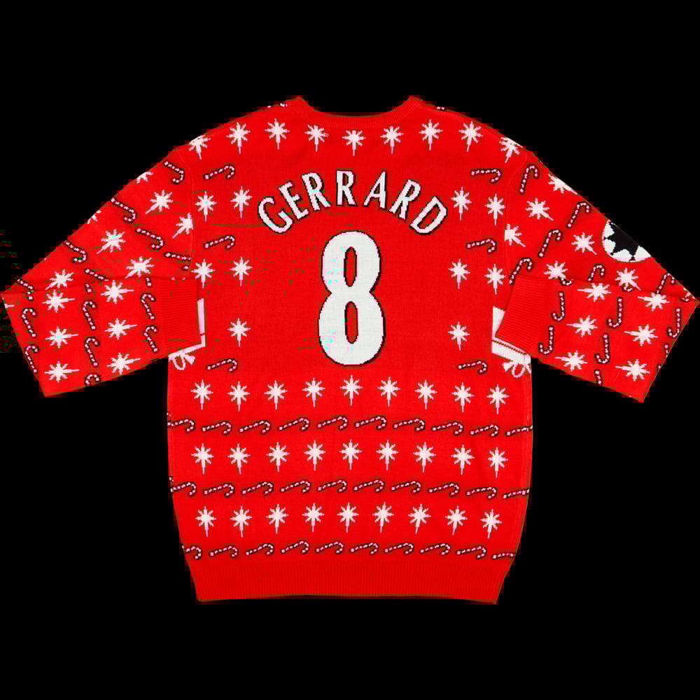 Gerrard #8 Five Gold Rings Christmas Jumper
