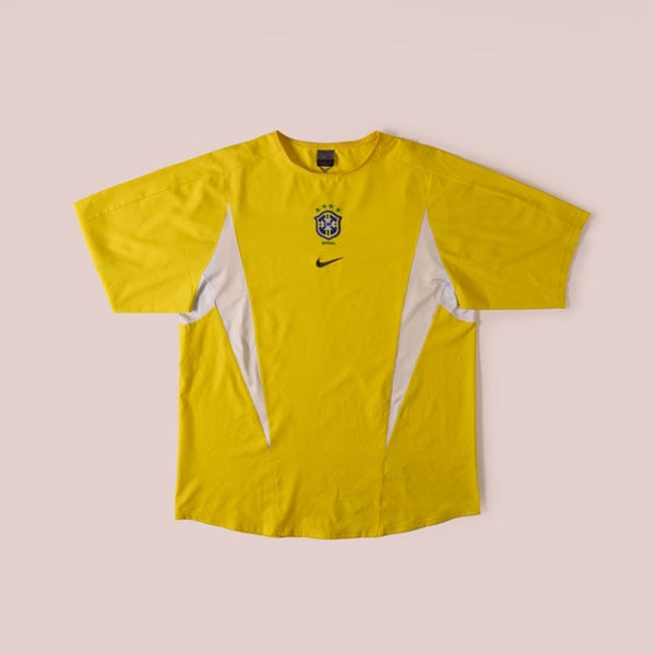 2002-04 Brazil Nike Training Shirt - 9/10 - (L)