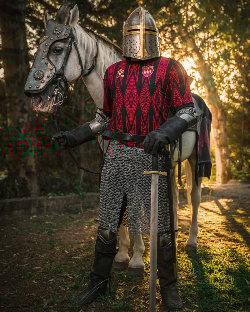 Lifestyle shot of the Away Kit by the coast