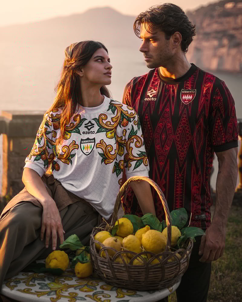 Fashion shot of the Sorrento Away Kit