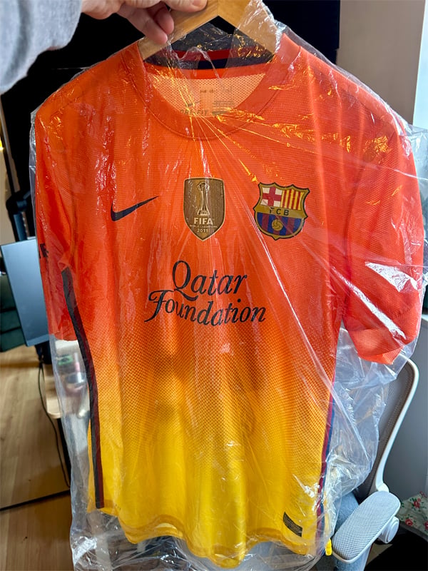 Ellis Plattens Match Worn Lionel Messi Shirt (Front)